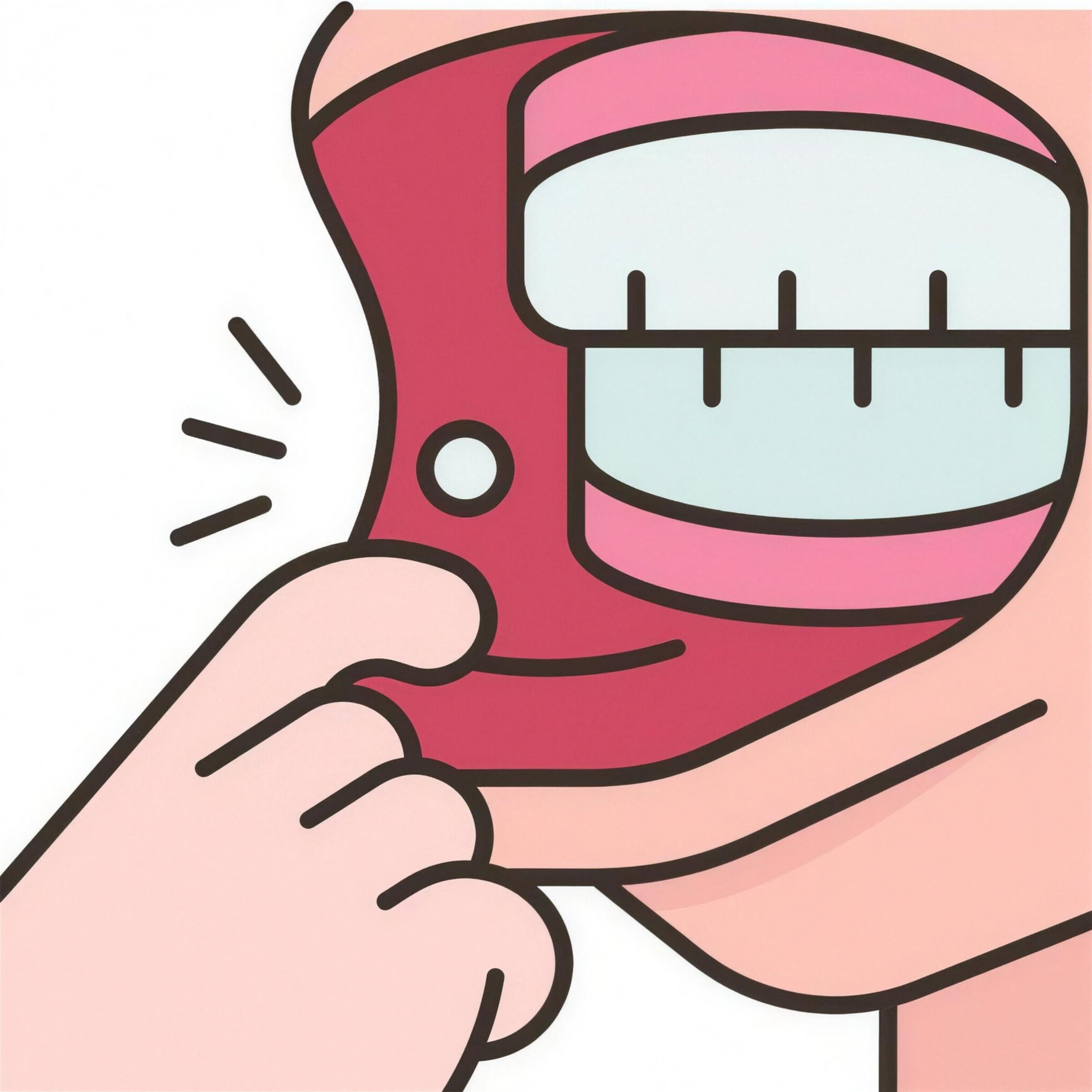 White bump in the mouth: why?