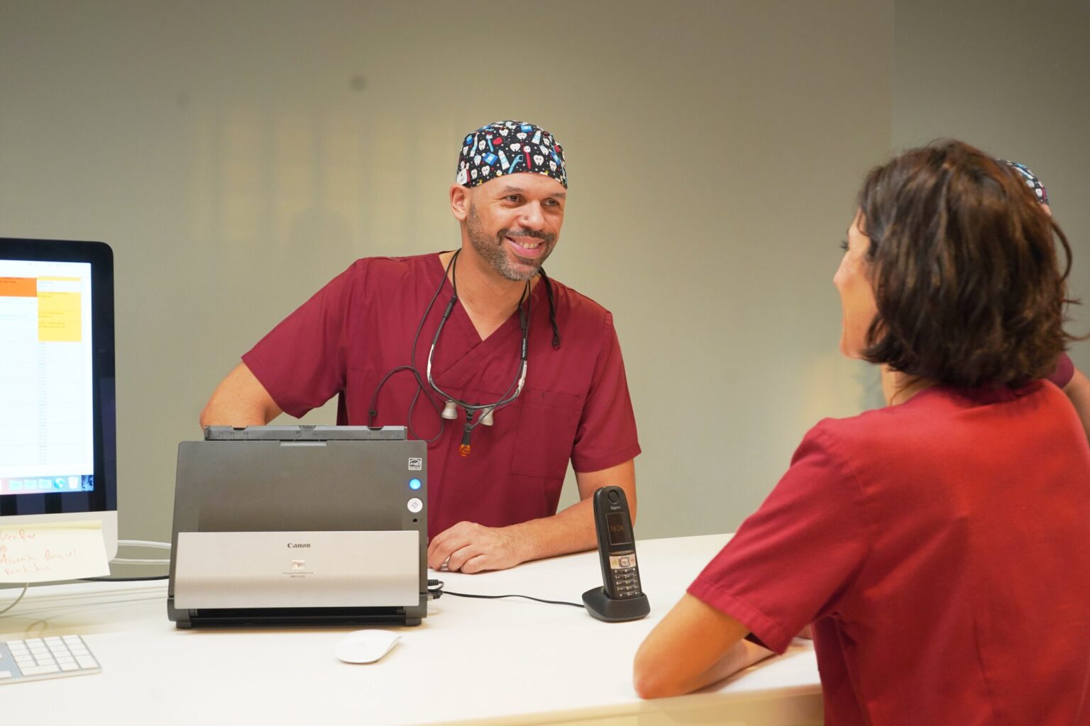 The Aura clinic reception